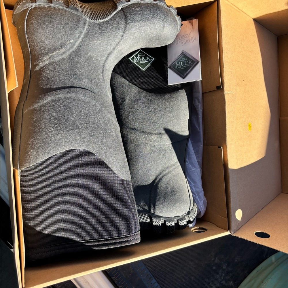 Muck Kids Black Rain & Snow Boots